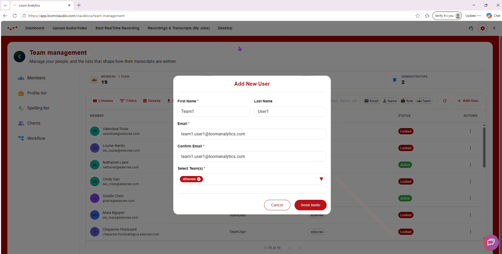 Inviting Users to LA Web #3