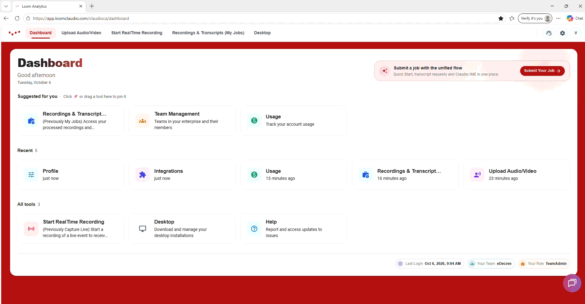 Submitting a Medical File on LA Web #1
