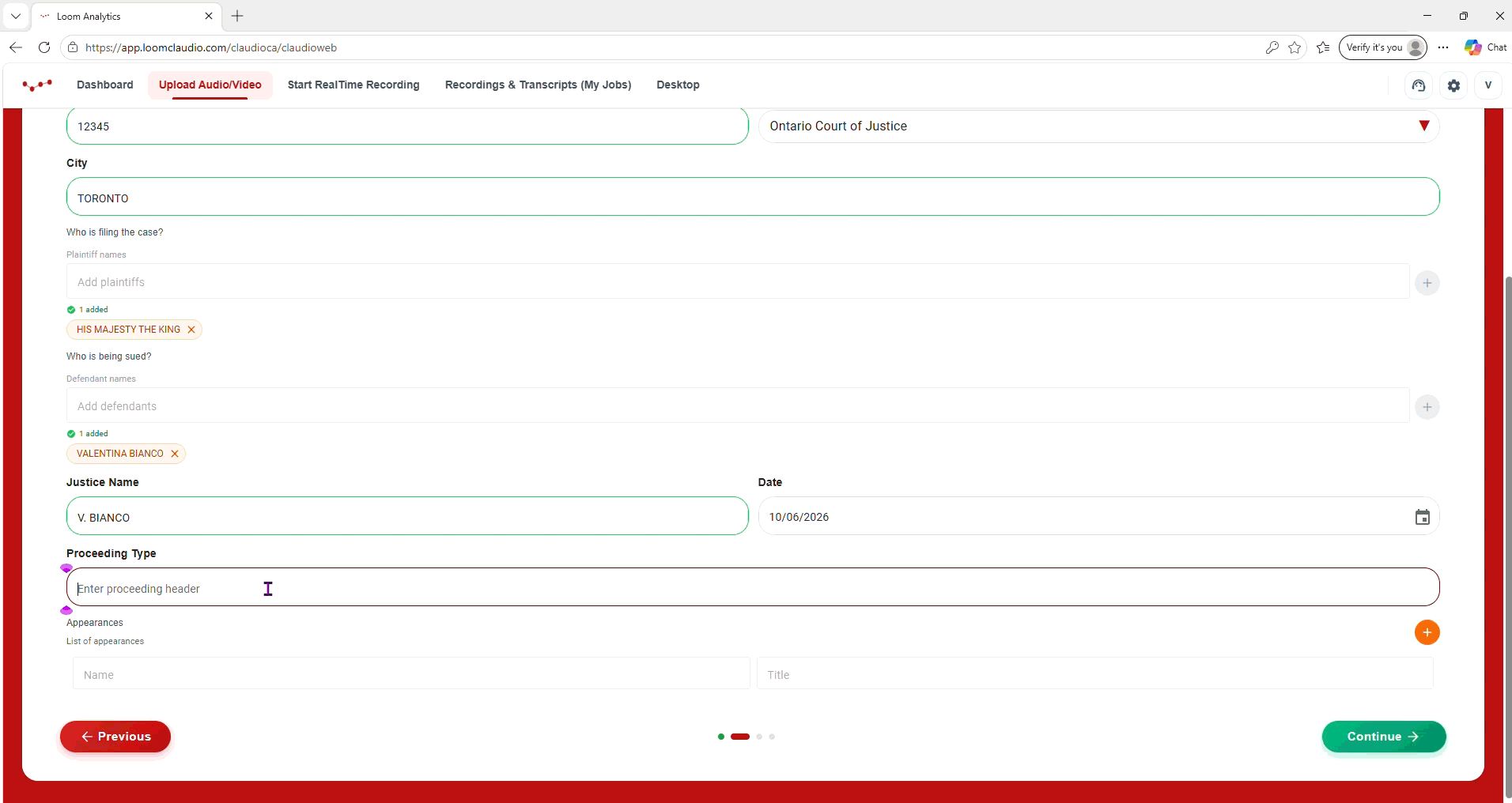 Submitting an ACT File on LA Web #2